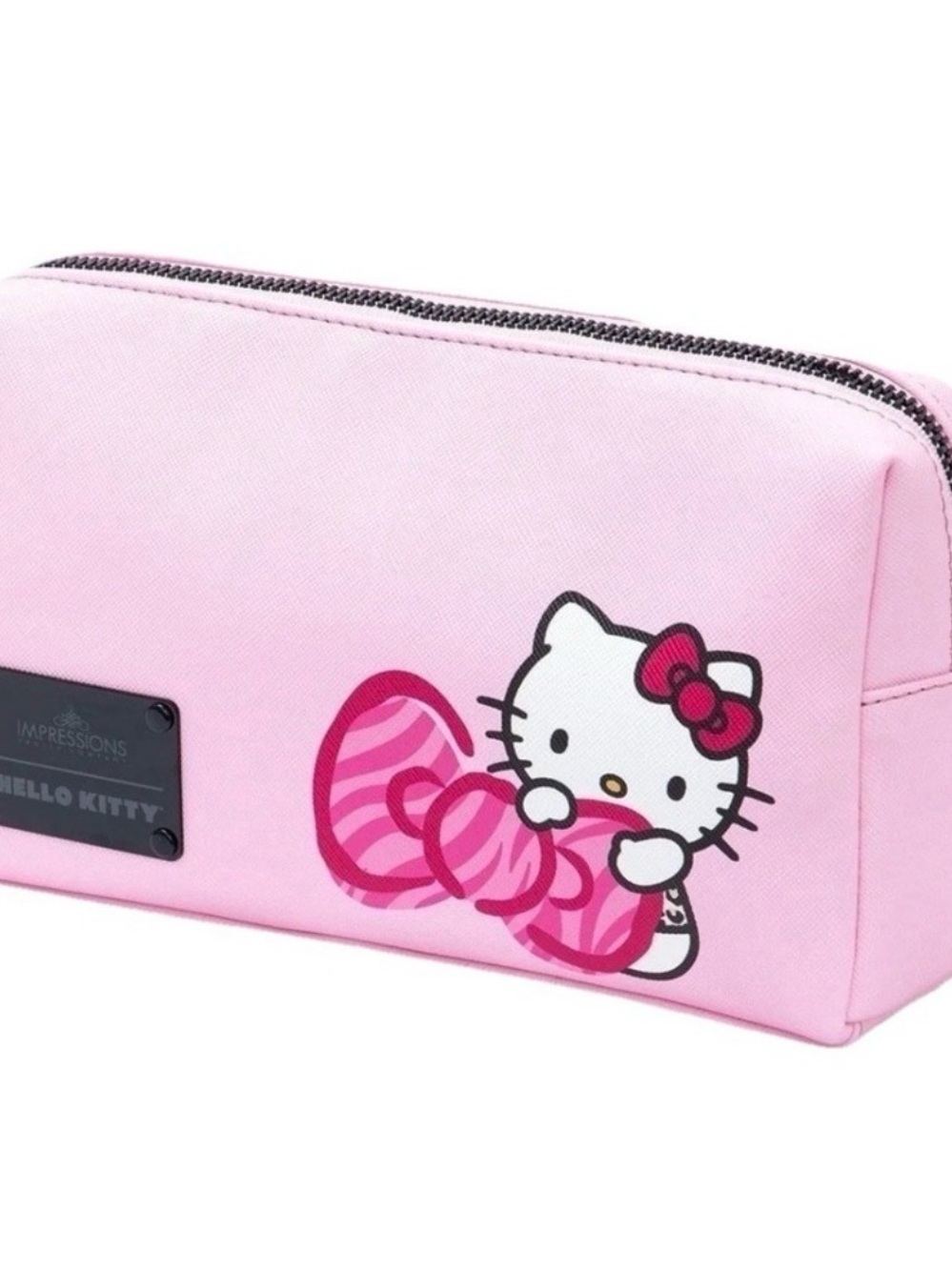 Hello Kitty Pink Bow Zip Pouch